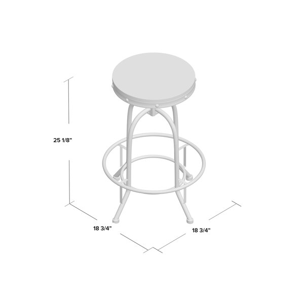 Trent Austin Design® Goethe Swivel Adjustable Height Bar Stool